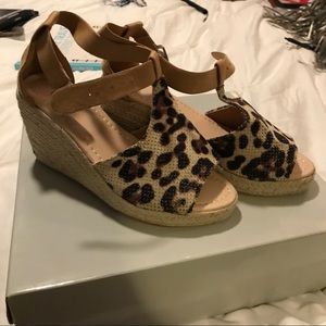 Cheetah Wedge Heels